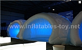 White Air Structure Inflatable Dome Tent With Windows for Party Event With Lights TY-2006