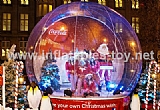 Inflatable bubble snow globe for Christmas decorations TY-010