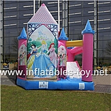 Inflatable Princess Castle Commercial Bouncy House Moonwalk,BC-62