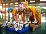 Safari Park Inflatable Bouncer House,BC-74