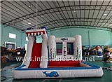 Shark Slide Bouncer Combo Inflatable,KB-1015