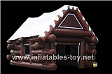 Inflatable Ski Cabin Bouncy Castle Combo,BC-117