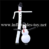 Customized Inflatable Snowman Air Dancer Tube,NEW SKY-04