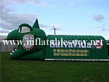 Gator Mascot Inflatable Sport Tunnel
