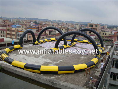 Hot Sales Inflatable Track,Inflatable Race Track,Inflatable Go Kart Track,SPO-026