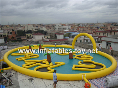 Inflatable golf playground,SPO-021
