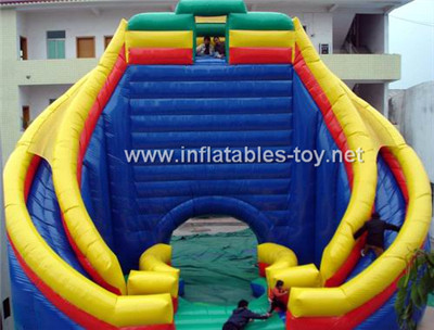 Children playground inflatable dry slide,CLI-1020