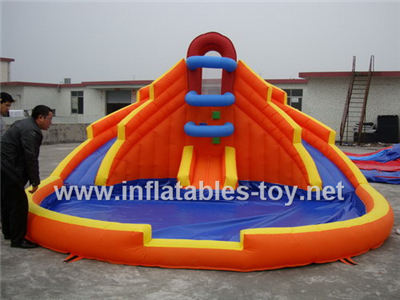 Inflatable water slide with pool for kids,Waterslide-1