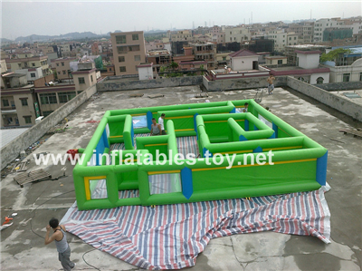 Large inflatable maze interactive inflatable labyrinth games,SPO-120