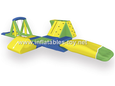 Inflatable trampolin with slide AT-1022
