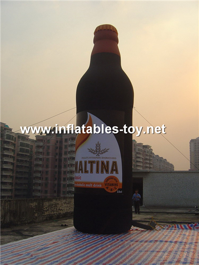 Inflatable red wine bottle,MD-08
