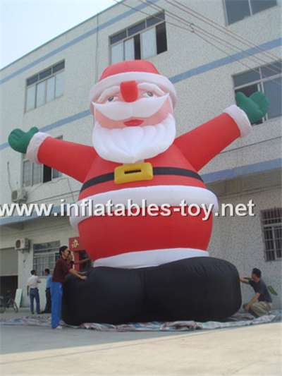 Outdoor giant santa inflatable Christmas holiday decoration,CHR-1004