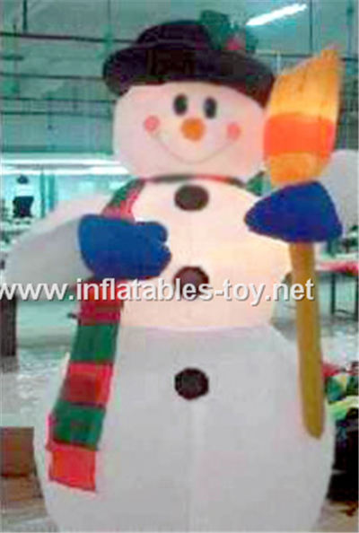 Blow up snowman inflatable xmas outdoor decoration,CHR-1003