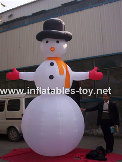Blow up snowman inflatable xmas outdoor decoration,CHR-1001