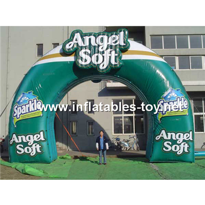 Colorful Inflatable Angle Arch with Digital Printing,ARC-47