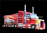 Hot Fire Truck Inflatable Obstacle Course for Sale