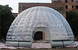 Airtight Inflatable Clear Dome tent Double Layer