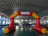 Air-Tight Inflatable Finish Line Floating on Water Arch for Water Sports Events